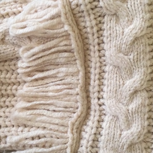 EUC F21 Chunky Knit Fringe Sweater - Picture 6 of 8
